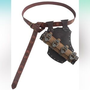 Medieval Renaissance sword frog and Viking belt